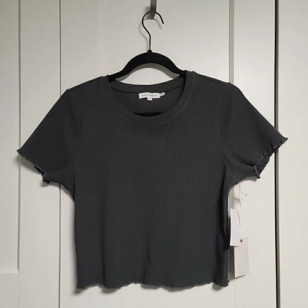 Good american rib knit baby tee - Picture 3 of 9